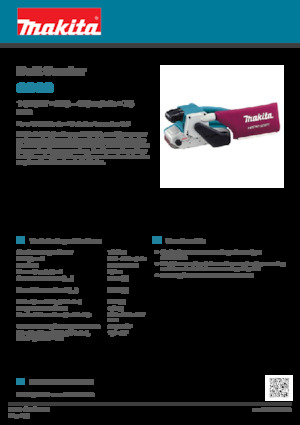 Mașini de șlefuit cu bandă Makita 9903