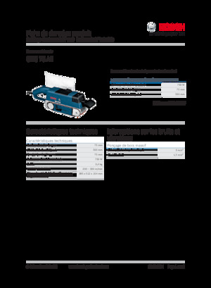 Mașini de șlefuit cu bandă Bosch GBS 75 AE