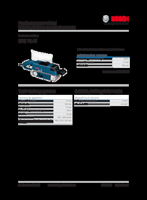 Mașini de șlefuit cu bandă Bosch GBS 75 AE