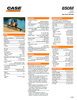 Buldozere pe șenile Case 850M