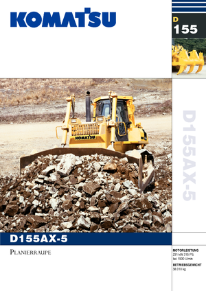 Buldozere pe șenile Komatsu D155AX-5