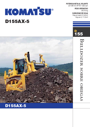 Buldozere pe șenile Komatsu D155AX-5