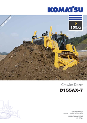 Buldozere pe șenile Komatsu D155AX-7