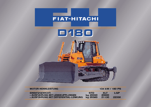Buldozere pe șenile Fiat-Hitachi D 180 XLT