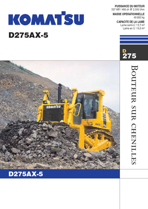 Buldozere pe șenile Komatsu D275AX-5E0