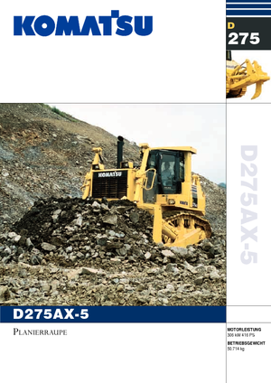 Buldozere pe șenile Komatsu D275AX-5