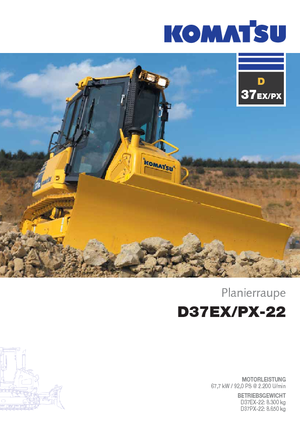 Buldozere pe șenile Komatsu D37PX-22