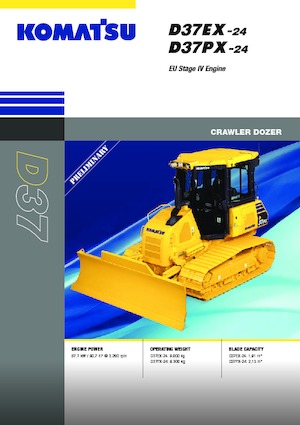 Buldozere pe șenile Komatsu D37EX-24