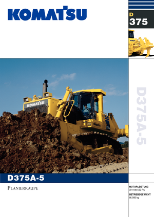 Buldozere pe șenile Komatsu D375A-5