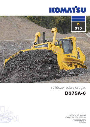 Buldozere pe șenile Komatsu D375A-6
