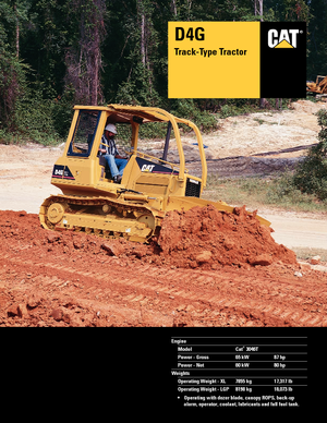 Buldozere pe șenile Caterpillar D 4 G