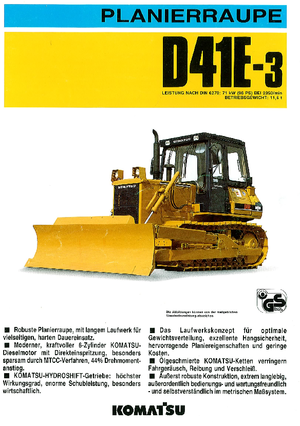 Buldozere pe șenile Komatsu D41E-3