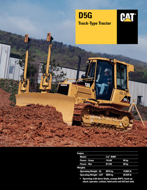 Buldozere pe șenile Caterpillar D 5 G M