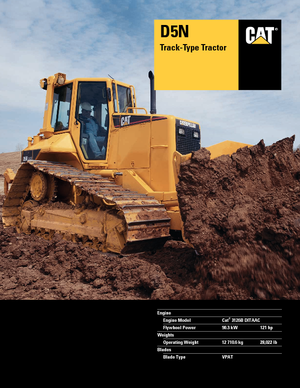 Buldozere pe șenile Caterpillar D 5 N XLP