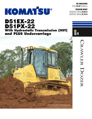 Buldozere pe șenile Komatsu D51PX-22