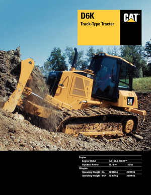 Buldozere pe șenile Caterpillar D6K LGP