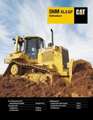 Buldozere pe șenile Caterpillar D 6 M XLSU
