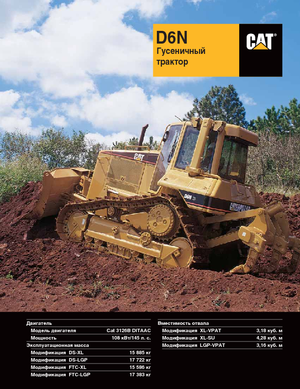 Buldozere pe șenile Caterpillar D6N LGP