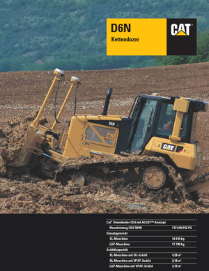 Buldozere pe șenile Caterpillar D6N LGP