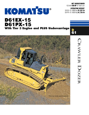 Buldozere pe șenile Komatsu D61PX-15E0