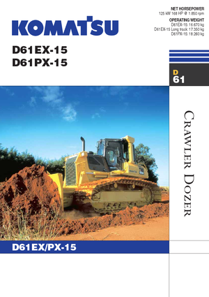 Buldozere pe șenile Komatsu D61PX-15