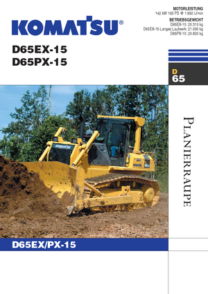 Buldozere pe șenile Komatsu D65PX-15