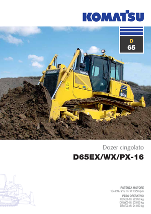 Buldozere pe șenile Komatsu D65EX-16