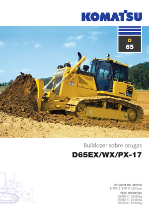 Buldozere pe șenile Komatsu D65WX-17