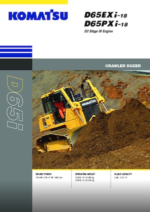 Buldozere pe șenile Komatsu D65EXi-18