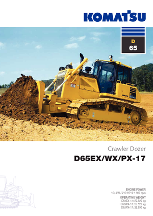 Buldozere pe șenile Komatsu D65PX-17