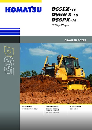 Buldozere pe șenile Komatsu D65WX-18E0
