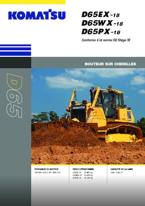 Buldozere pe șenile Komatsu D65WX-18E0