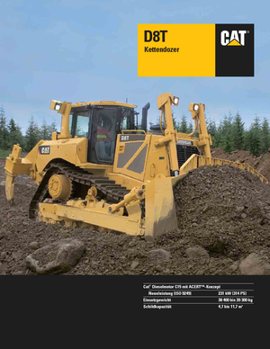 Buldozere pe șenile Caterpillar D8T