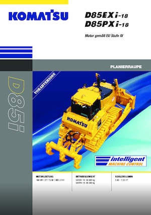 Buldozere pe șenile Komatsu D85EXi-18E0