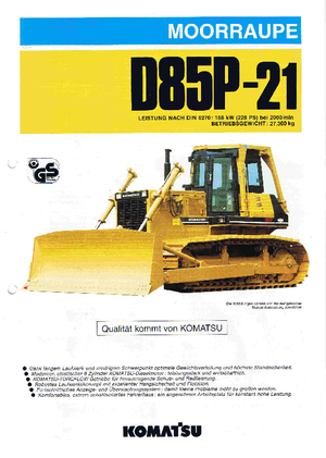 Buldozere pe șenile Komatsu D85P-21