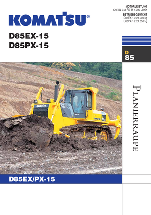Buldozere pe șenile Komatsu D85PX-15
