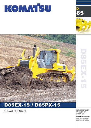 Buldozere pe șenile Komatsu D85PX-15