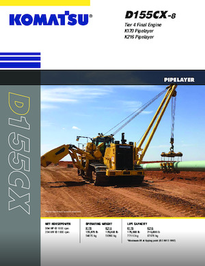 Buldozere pe șenile Komatsu D155CX-8 K170