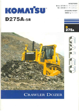 Buldozere pe șenile Komatsu D275A-5R