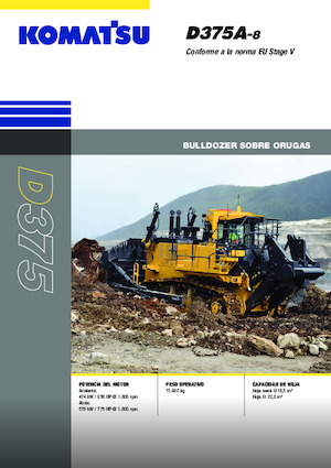 Buldozere pe șenile Komatsu D375A-8E0