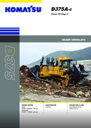 Buldozere pe șenile Komatsu D375A-8E0