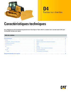 Buldozere pe șenile Caterpillar D4 XL