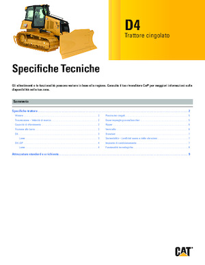 Buldozere pe șenile Caterpillar D4 XL