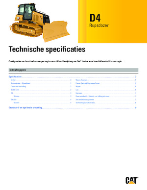 Buldozere pe șenile Caterpillar D4 XL