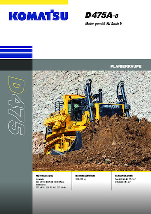 Buldozere pe șenile Komatsu D475A-8E0