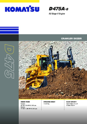 Buldozere pe șenile Komatsu D475A-8E0