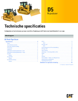 Buldozere pe șenile Caterpillar D5 LPG VPAT