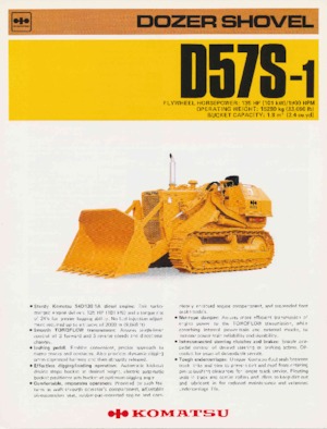 Buldozere pe șenile Komatsu D57S-1