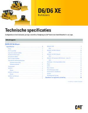Buldozere pe șenile Caterpillar D6