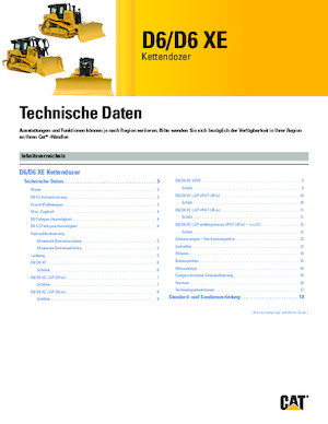 Buldozere pe șenile Caterpillar D6 XE LGP